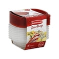 thumbnail image 1 of Rubbermaid 7F58 Ensemble de 8 Contenants de Rangement pour Aliments à Emporter Sandwich Rouge, 1 of 1