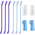 thumbnail image 1 of Dog Toothbrush, L Size Finger Toothbrush and Long Handle Double-Headed Toothbrush for Small to Large Dogs and Cats 10Pcs Pet Toothbrush, 1 of 4