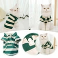 thumbnail image 1 of Pet Striped Print Pullover Shirt Cute Spring Summer Dogs Cats Shirts Soft Pet Puppy Apparel 8 Sizes, 1 of 8