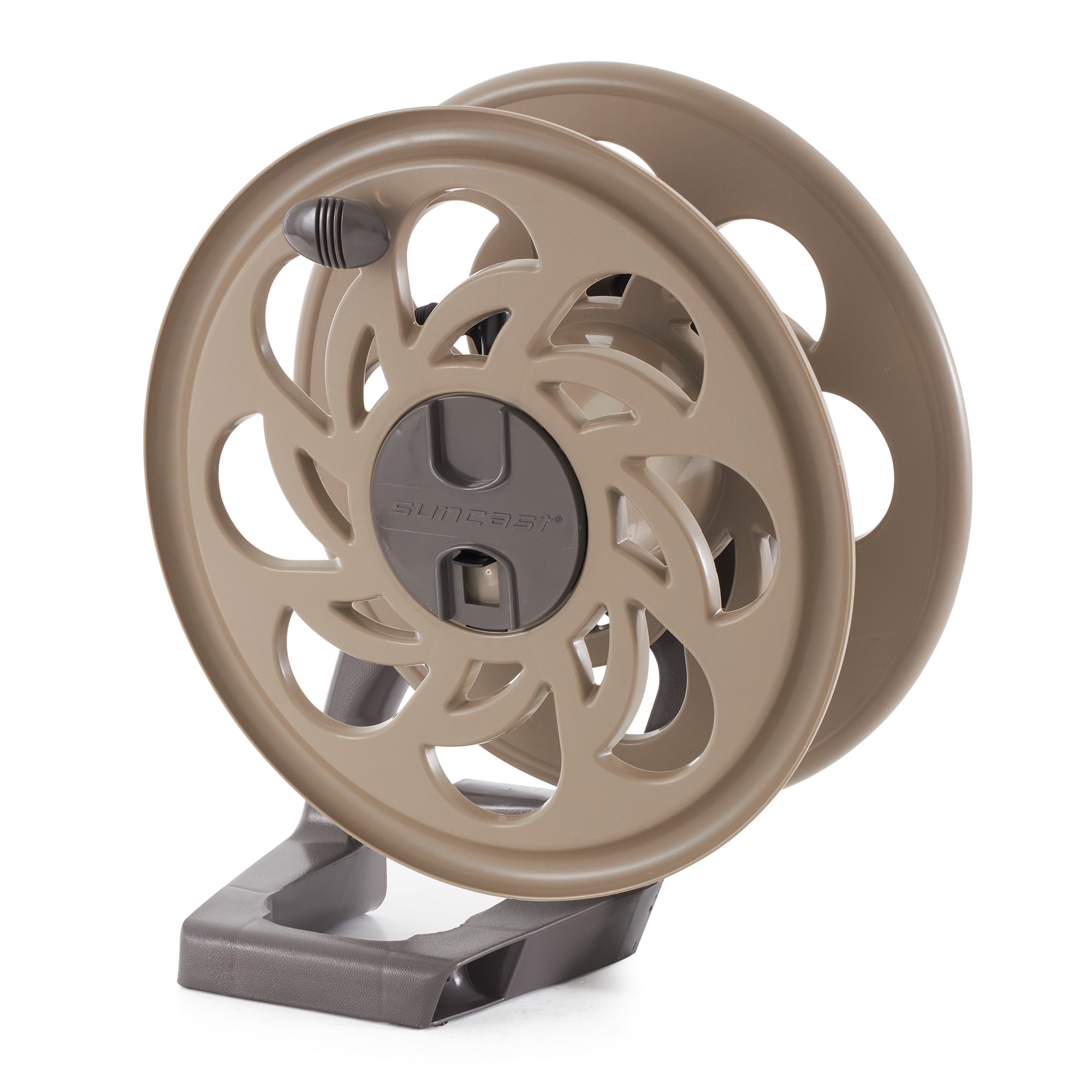 Suncast 125-Foot Wall-Mounted Side Tracker 5/8'' Garden Hose Reel, (2 Pack)