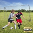 thumbnail image 2 of E-JET Easy Light Weight Backyard out door Metal Soccer Goal 12' X 6' With All Weather Net, 2 of 6