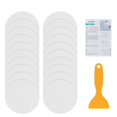thumbnail image 1 of Deago 20 PCS Non-Slip Bathtub Stickers Safety Bathroom Tubs Showers Treads Adhesive Decals with Scraper (Clear), 1 of 7