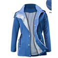 thumbnail image 1 of Femmes à Capuche Multicolores Camping en Plein Air Randonnée Vélo Imperméable Léger Manteau de Pluie Veste de Pluie, 1 of 2