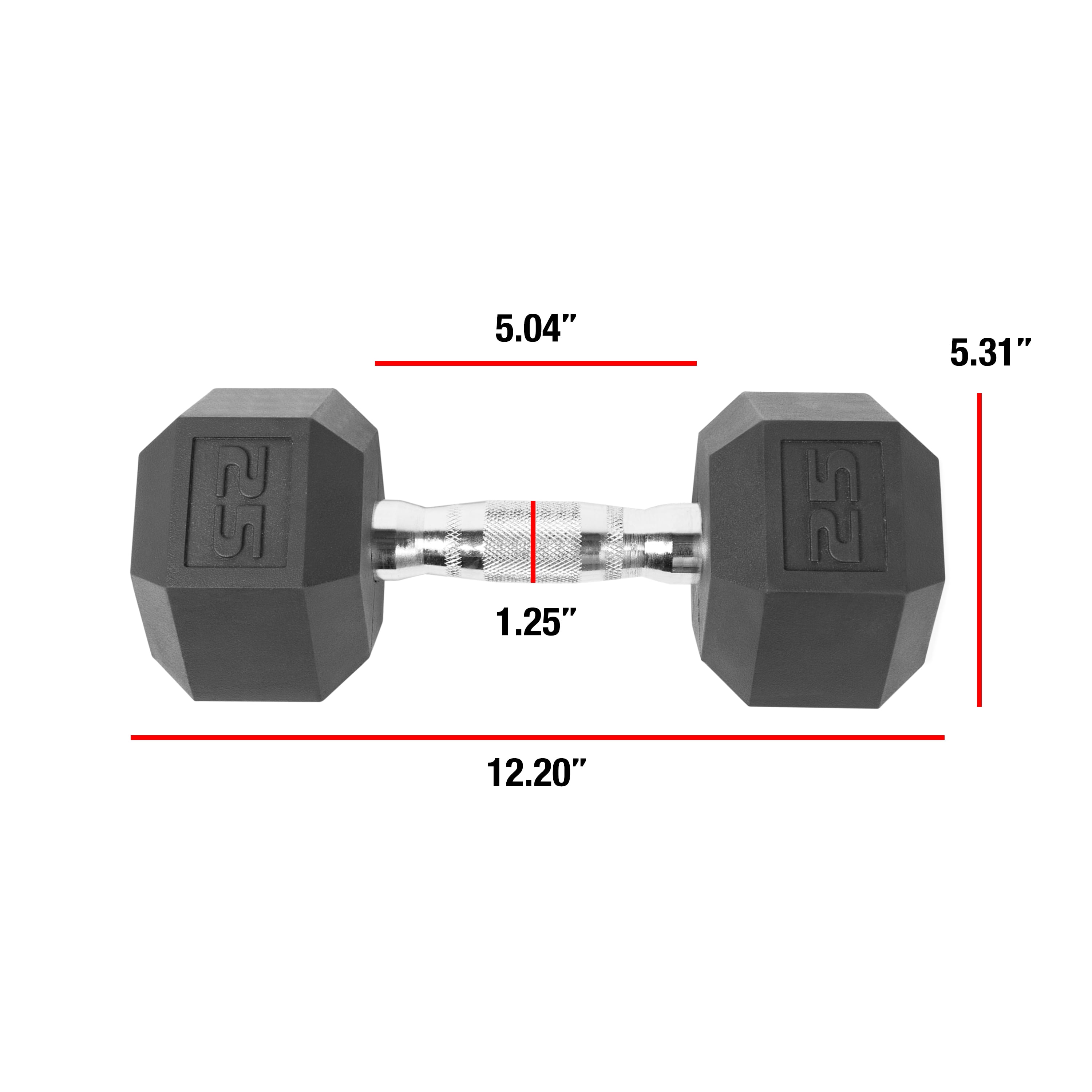 DUMBBELL - HALTERE HEXAGONAL 5 - LEVEL access