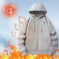 thumbnail image 3 of Chaqueta Térmica Con Calefacción Abrigos Sueltos Sudaderas Informales Invierno para Hombres Y Mujeres, 3 of 9