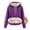 Purple B, variant on Stamzod Fleece Pullover Women Hoodie Casual Warm Long Sleeve Pullover Hoodies with Pocket Winter Clothing for Women Green B XL