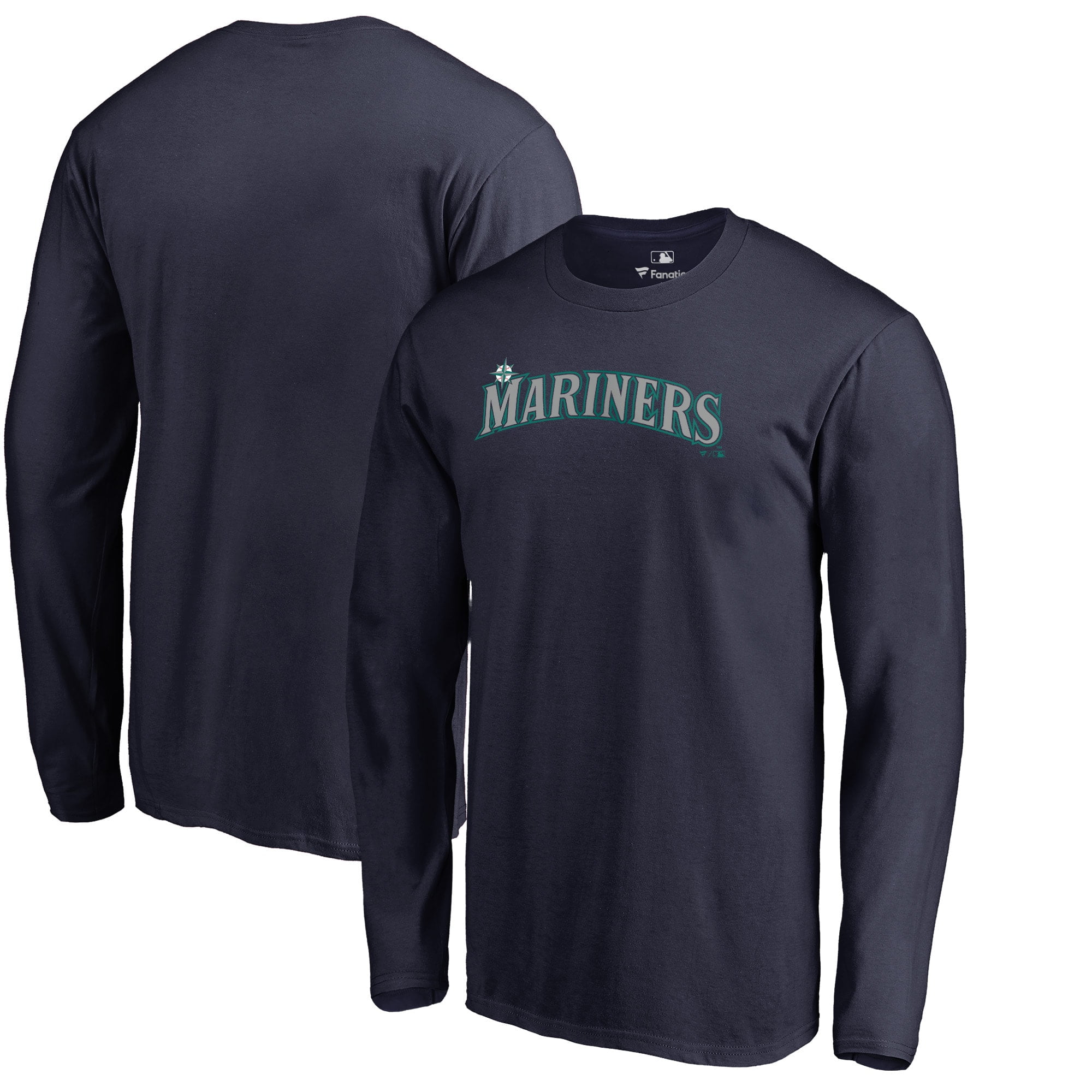 Seattle Mariners Fanatics Branded Team Wordmark Long Sleeve T-Shirt ...