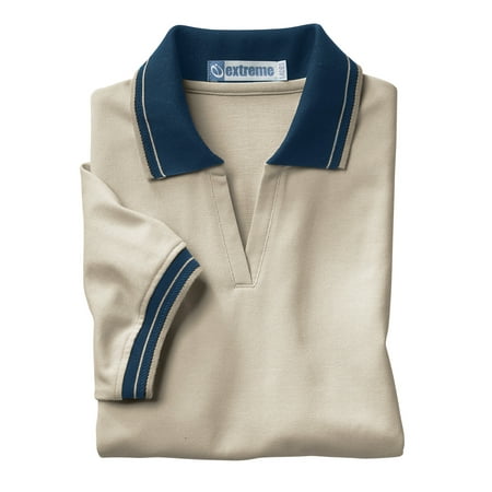 - Ash City - Extreme 75010 Ladies' Piqué Polo With Textured Stripe Trim