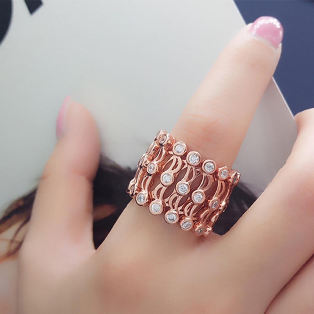 Magic 2-in-1 Folding Retractable Ring Bracelet Creative Stretchable Folding  Telescopic Rings Change Bracelets Crystal Rhinestone - AliExpress