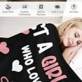 thumbnail image 2 of Personalized Pig Blanket Gifts with Text Name, 30"x40" Flannel Fleece Throw Blanket Soft for Girls Boys Adults, Lightweight, Comfortable, Warm Cute Pig Themed Blanket for Bed Couch, 2 of 6