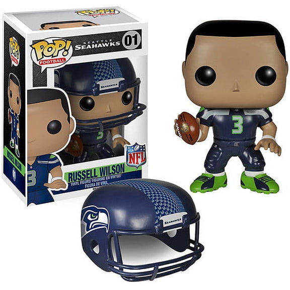 "Funko Pop! NFL Wave 1 Vinyl Figure, Russell Wilson"
