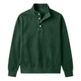 thumbnail image 5 of Xdegoge Mens Henley Shirts Long Sleeve Button Down Mock Neck Pullover Sweatshirts Casual Slim Fit Athletic Activewear Tops for Fall Winter Classic Basic Loungewear, 5 of 6