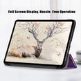 thumbnail image 4 of elitegadget Case for iPad Air 13 inch 2024 / iPad Pro 12.9 6th Generation 2022 Tablet - Slim Lightweight Trifold Shell Stand Cover Case (Galaxy), 4 of 5