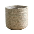 thumbnail image 3 of Cesta tejida para macetas de gran capacidad con forro de plástico, cesta de almacenamiento para macetas. Medio, 3 of 9