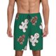 thumbnail image 1 of Balery Gingerbread Snowman Cookies Pantalones cortos de pijama de punto de algodón para hombre con cinturilla y bolsillos-Medium, 1 of 6