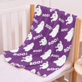 thumbnail image 2 of Purple Ghosts Blanket for Girls Women Kids Fleece Lightweight Throws Blanket Spooky for Boys Soft Flannel Blankets Decorations-50 x60, 2 of 6