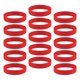 thumbnail image 4 of 15 Piezas Paquete de Silicona de Goma de Moda Sunnimix Rojo Pulsera de silicona, 4 of 7