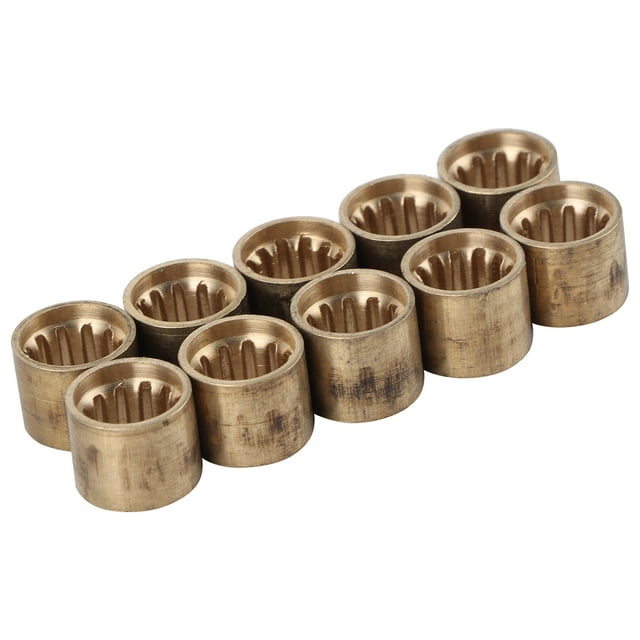 Ferrules de Queue de Billard, 10 Pcs Embouts de Queue de Billard Snooker Cuivre Accessoires de Réparation pour Queue de Billard