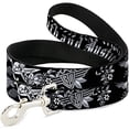 thumbnail image 1 of Buckle-Down "Truth and Justice Black White" Dog Leash, 1 of 1