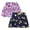 Purple + Black, variant on Toddler Training Skort, Soft Cotton Absorbent Training Underwear for Baby Girls（2-4Y）