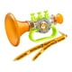 thumbnail image 1 of Silbato de juguete para niños, trompeta, juguete musical para fiestas, con forma de trompeta pequeña, educativo para niños y niñas de 2, 3 y 4 años., 1 of 8