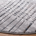 thumbnail image 3 of SAFAVIEH Sonoma Corie Abstract Area Rug, Grey/Ivory, 6'7" x 6'7" Round, 3 of 8