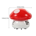 thumbnail image 3 of MasteelfCA Mini Mashroom Tabletop Cleaner Vacuum Cleaner Handy Hand Cleaner Desk Table Dust Cleaner (Red), 3 of 7