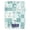 Vintage Floral and Gingham, variant on Haosy Kitchen Scale 11lb/5kg 0.1g Precision Digital Food Scale weight Grams Ounces and Pounds, Blue White Wave