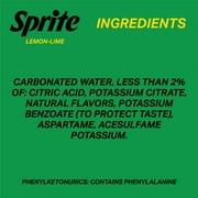 Sprite Zero Sugar Lemon-Lime Caffeine Free Soda Pop Bottle, 2 Liters