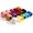 Pure Colors, variant on Raffia Paper Ribbon Multicolored Section Dyeing Strings 15 Rolls Set for Gift Box Wrapping and DIY Decoration (3-Color Gradient Dyeing)
