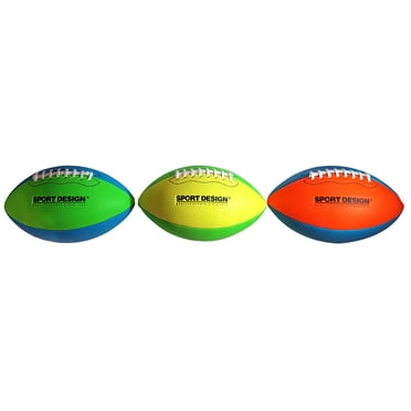 Sport Design Neon Stitched Football,10.75 inch