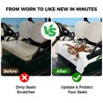 thumbnail image 4 of Golf Cart Seat Covers for 2 Seater,Brown Cute Monkey Soft Microfiber Cart Seat Towel Blanket,Playing Funny Animal on Branch Absorbent Breathable Non Slip Bench Seats Protector for Golf Course 51"x31", 4 of 9