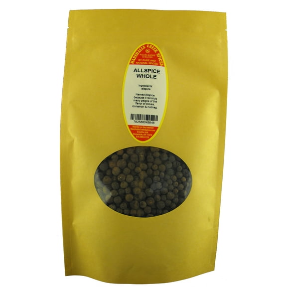 Marshalls Creek Spices Allspice Whole 6 oz. Kraft Stand Up Pouch ECO Friendly Recyclable Mailer