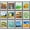 Van Gogh 8x10 Starry Night Poster Set, variant on 97 Decor Japanese 8x10 Great Wave Poster Set, 12 Pieces