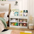 thumbnail image 2 of Gymax 3-Tier Kid's Bookshelf w/Display Rack & 4 Compartments for Kids Room Playroom, 2 of 9