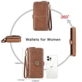 thumbnail image 5 of FALAN MULE Wallet for Women RFID Blocking Leather Clutch Long Purse Large Capacity Credit Card Holder Wristlet, 5 of 8