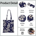 thumbnail image 2 of Watercolor Wildflower Daisy Bag - Foldable, Spacious & Durable Shopping Tote, 2 of 6