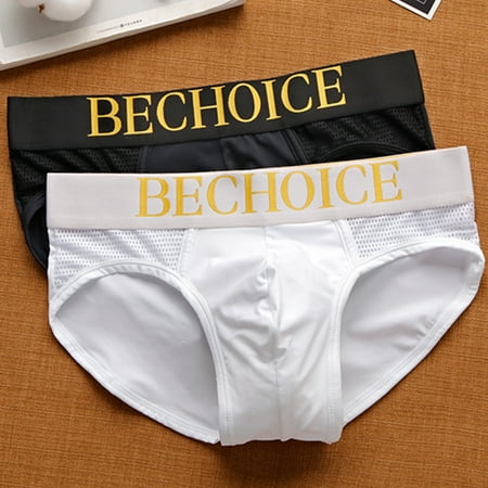 

BECHOICE 2/4Packs Men s Tag-Free Cotton Briefs Mens Boxer Briefs