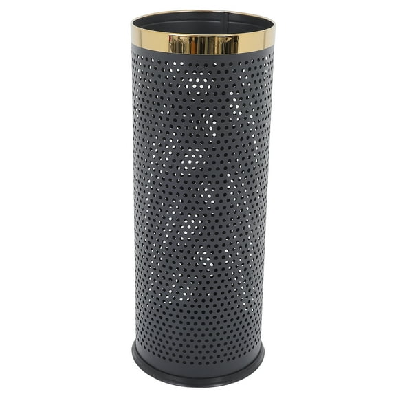 Hemobllo Stainless Steel Umbrella Holder for Entryway Golden Multi Functional Indoor Storage Stand