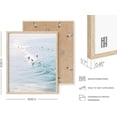 thumbnail image 3 of HAUS AND HUES Beach Wall Art Prints - Set of 4 Ocean Beach Decor Art Prints | Nautical Themed Beach Wall Decor and Decorations for Home Beach Art Prints Beach Decor (Beige Framed, 8 x 10), 3 of 6