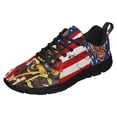 thumbnail image 2 of Firefighter Honor Respect Courage Running Shoes Sneakers Mesh Black Size 9.5, 2 of 5