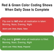 FSA/HSA Medcenter 31-Day Medication Organizer in Boxes with 4 Daily Compartments – Standard Size