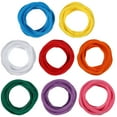 thumbnail image 1 of MasteelfCA 288pcs Elastic Weaving Loom Loops Potholder Loom Bands Colorful Kids Weaving Crafts (Mixed Color), 1 of 9