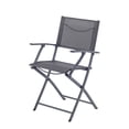 thumbnail image 5 of Set de Comedor Naterial Mesa + 4 Sillas Plegables con descansabrazos acero exterior modelo Emys, 5 of 5