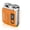 Orange, variant on Mini Portable Electric Shaver for Men, IPX7 Waterproof Dual‑Head Magnetic Razor, USB Rechargeable Pocket Travel Shaver, Cordless One‑Button Grooming Shaver with Extra Replacement Head