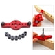 thumbnail image 5 of Hole de guía de autocentrante para carpintería 2/3/4/5/6/8/10mm Bujes de Guía de de espiga Localizador de ujeros de (rojo) BLESIY Autocentrado de plantilla, 5 of 7