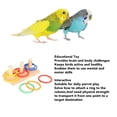 thumbnail image 3 of Bird  Toy, Colorful Interactive Chewing Training  Tabletop Puzzle Toy For Lovebird Cockatiel, 3 of 8