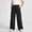 Black, variant on Girls Cargo Pants, Lightweight Elastic Waist Straight Leg Kids Casual Trendy Hiking Outdoor Pants Black Size 16