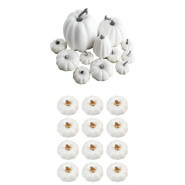 Calabazas artificiales surtidas para decoración de fiestas, accesorios de espuma para la cosecha de otoño EstiloI