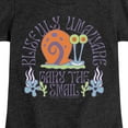 thumbnail image 3 of SpongeBob SquarePants - Gary Blissfully Unaware - Toddler & Youth Girls Short Sleeve Graphic T-Shirt, 3 of 6